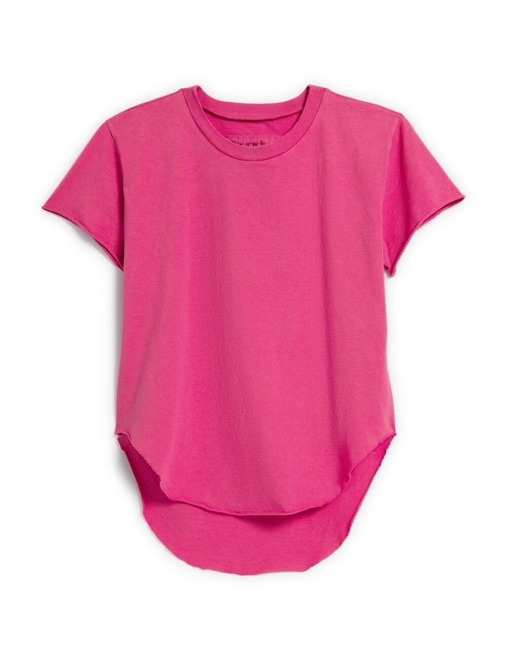 Frank & Eileen Revolve Womens Perfect Tee T Shirt Top Size Small Pink Cotton